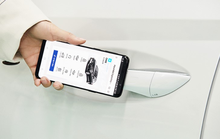 Hyundai NFC destekli dijital anahtar kullanmaya başlayacak 3