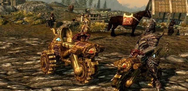 Skyrim motosiklet modu güncellemesiyle dünyayı gezebiliyorsunuz 1